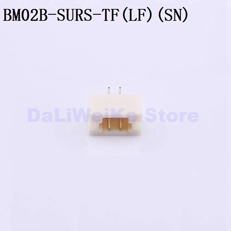 

50 pçs/lote BM02B-SURS-TF (lf) (sn) 0.8mm pernas largura 2pin suporte vara 100% novo e original