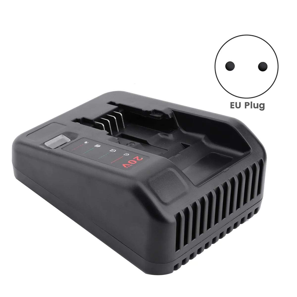 Imagem -02 - Carregador de Bateria de Lítio 20v para Black And Decker Cabo Porter Stanley Lithium Battery Chargereu Plug