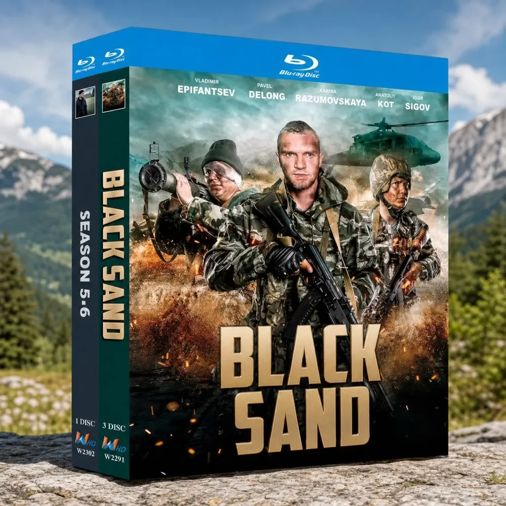 Blu-ray BD High-Definition Russian TV Series Code Name Black Dog Seasons 1-6 2025 4 Discs
