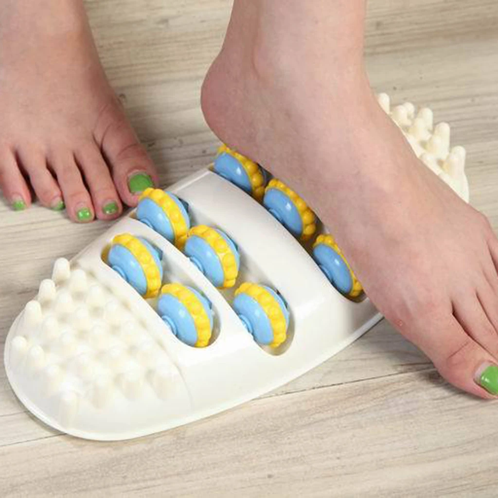 Unisex Shiatsu Foot Massager Roller Fo Foot Acupoint Massage Relieve Arch Pain