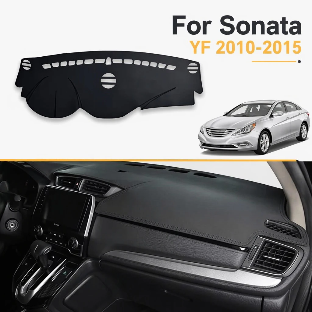 Auto-Armaturenbrett-Matten für Hyundai Sonata YF 2015 2014 2013 2012 2011 2010 Produkte Sonnenschutz Instrumententafel-Zubehör Autoteile