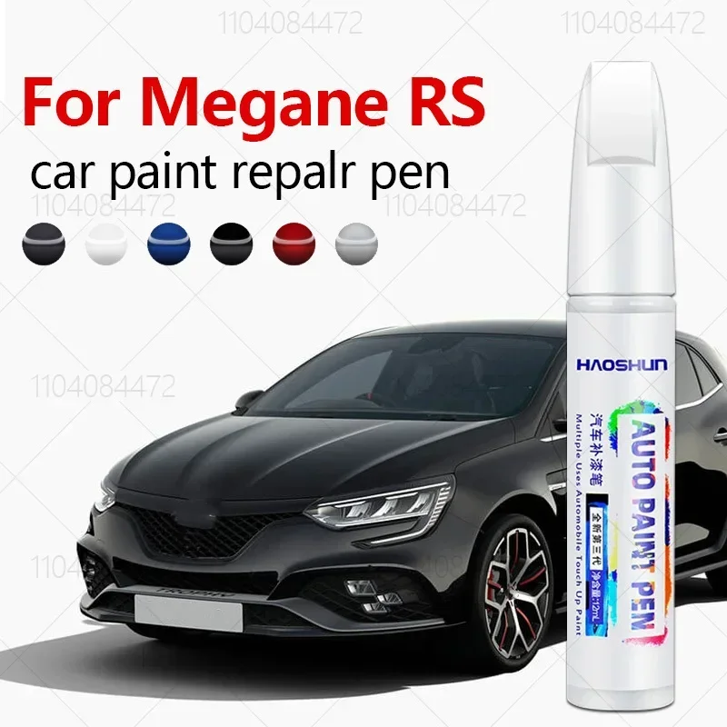 

Для Renault Megane RS 2004-2025 X84 X95 X96 ручка для ремонта краски, средство для удаления царапин, автоаксессуары «сделай сам», черный, белый, желтый