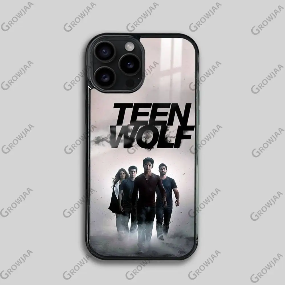 T-Teen W-Wolf TV جراب هاتف آيفون 17 16 15 14 13 12 11 Pro Max Plus Mini Magsafe مرآة لاسلكية مغناطيسية Funda