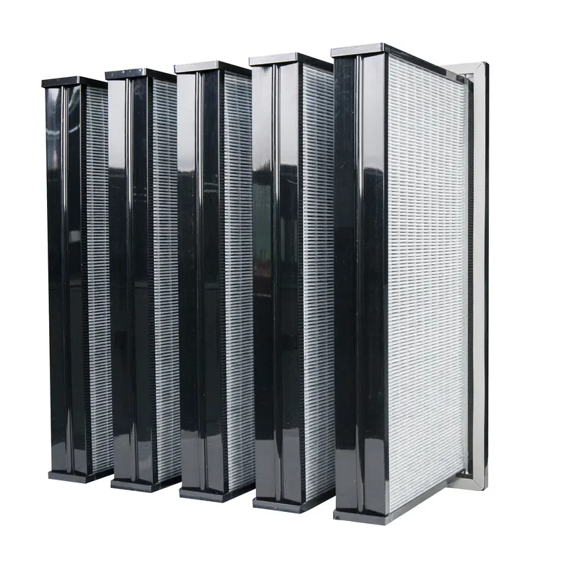 Customizable Chemical Filter W-type Activated Carbon Filter Air Filter for HVAC
