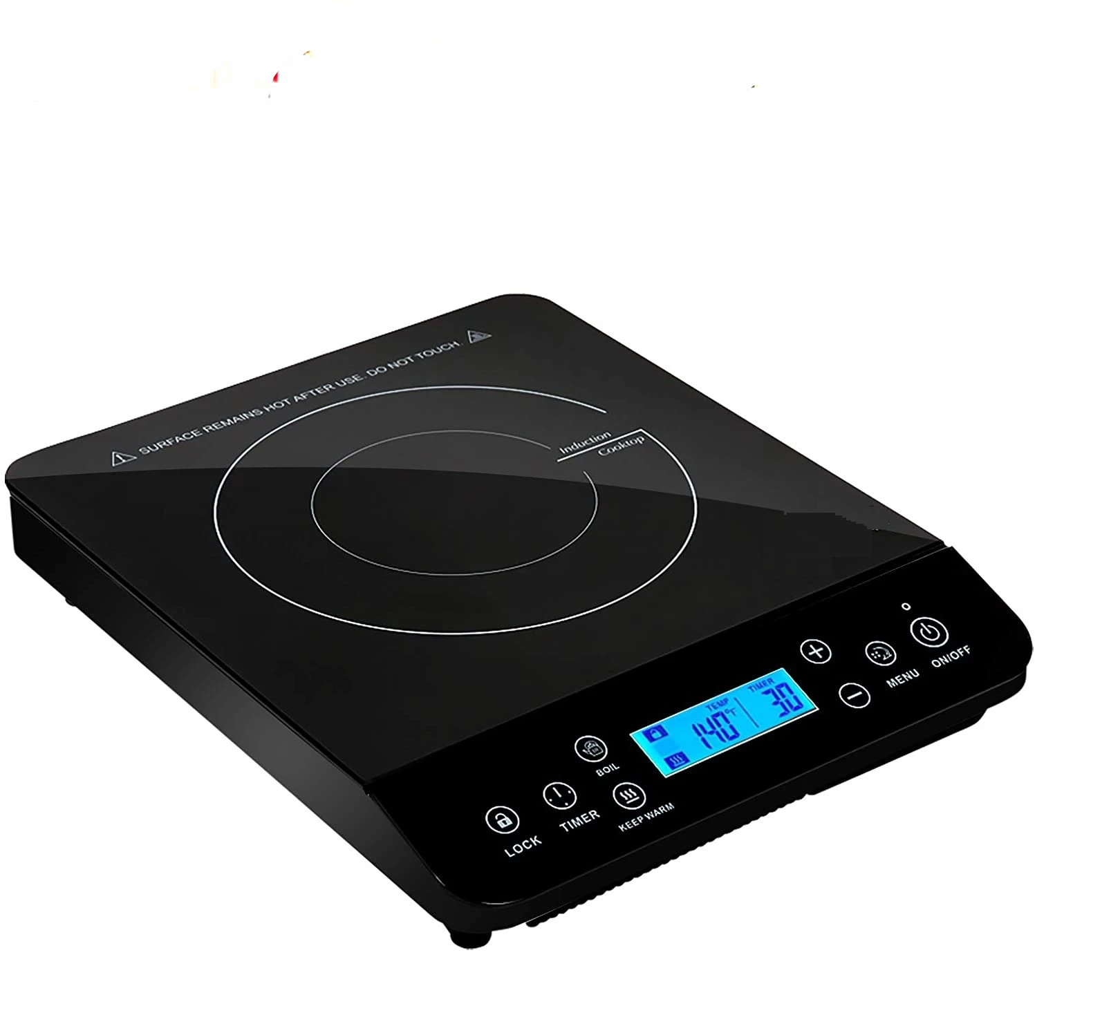 Hot sales Induction cooktop uses 110 to 120V 15 amp electrical outlet standard in all North American homes