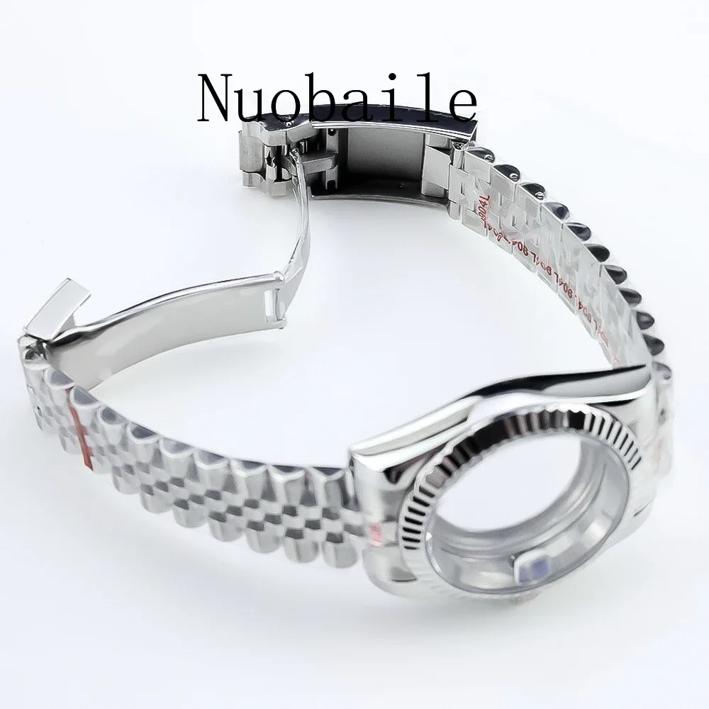 Imagem -03 - Neiton Impermeável Jubilee Stainless Steel Ver Case para Homens Movimento Fashion Sapphire Glass Nh35 Nh36 Nh34 36 mm 40 mm