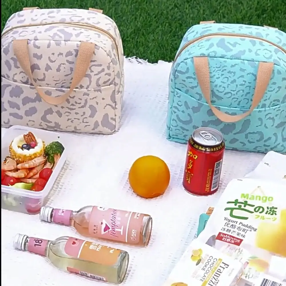 Insulated Lunch Bag Portable Bento Pack Aluminum Foil Rice Bag Meal Pack Ice Pack Student Bento Lunch Handbag Picnic Lunch Box