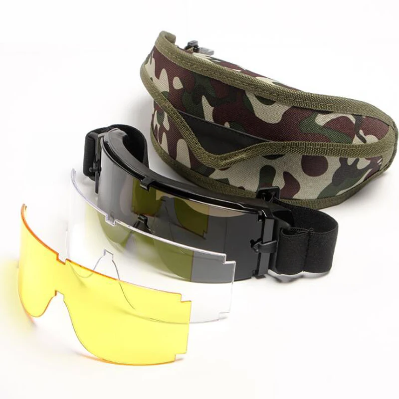 Gafas tácticas de las fuerzas especiales a prueba de balas, gafas de tiro a prueba de explosiones, gafas de juegos de guerra a prueba de viento y