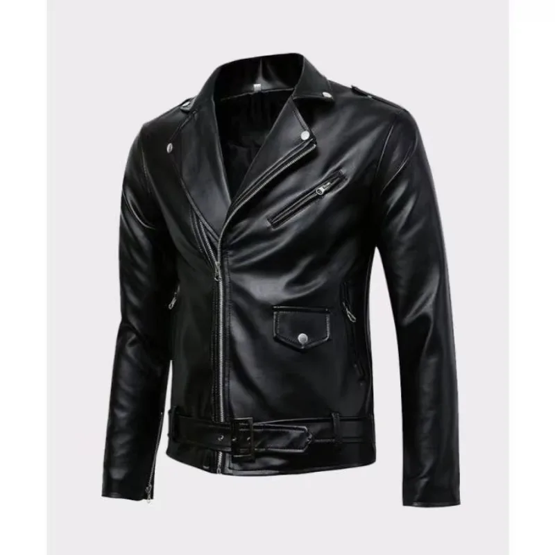 

2025 New Style Classic Motorcycle Leather Jacket