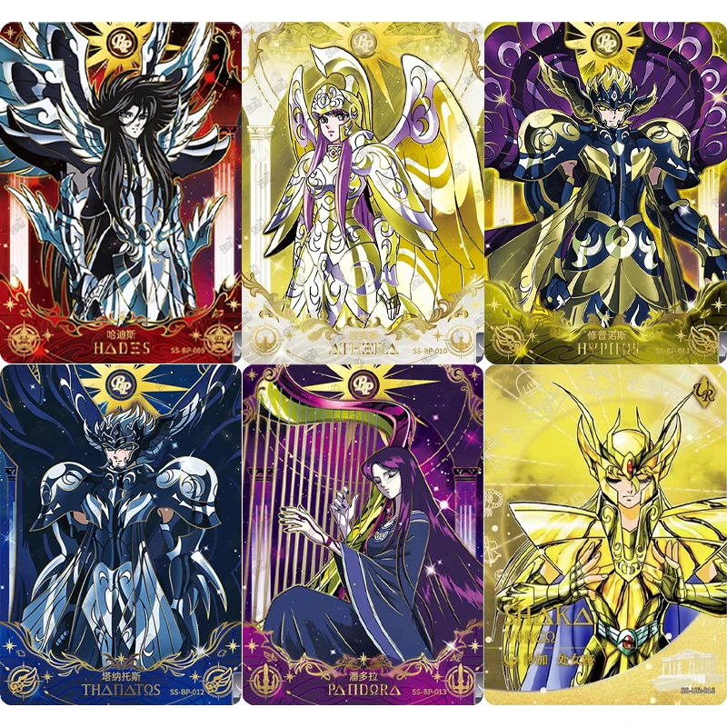 

KAYOU Genuine Saint Seiya Cards Athena Pope Poseidon Card BP UR QR Full Set Single Card Kids Toy Game Anime Rare Collection Card