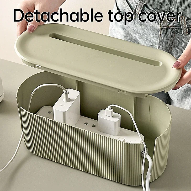 Nordic Plug Board Storage Box Cable Wire Organizer Case Socket Wireless WiFi Router Bracelet Desktop Data Line Plug Holder Shelf