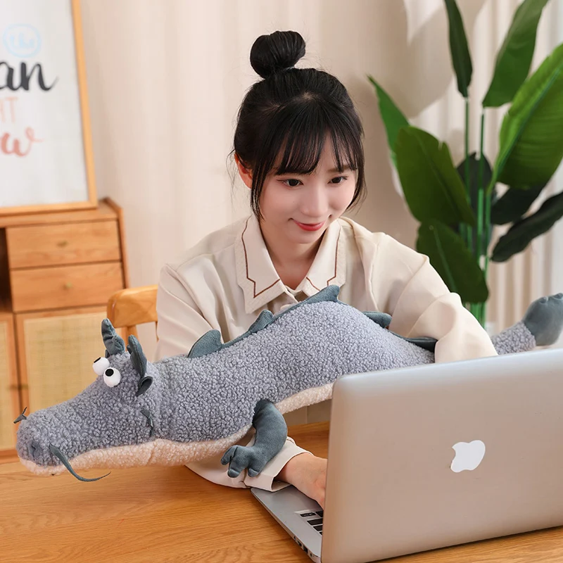 Cute Chubby Dragon Plush Throw Pillow Cushion Doll