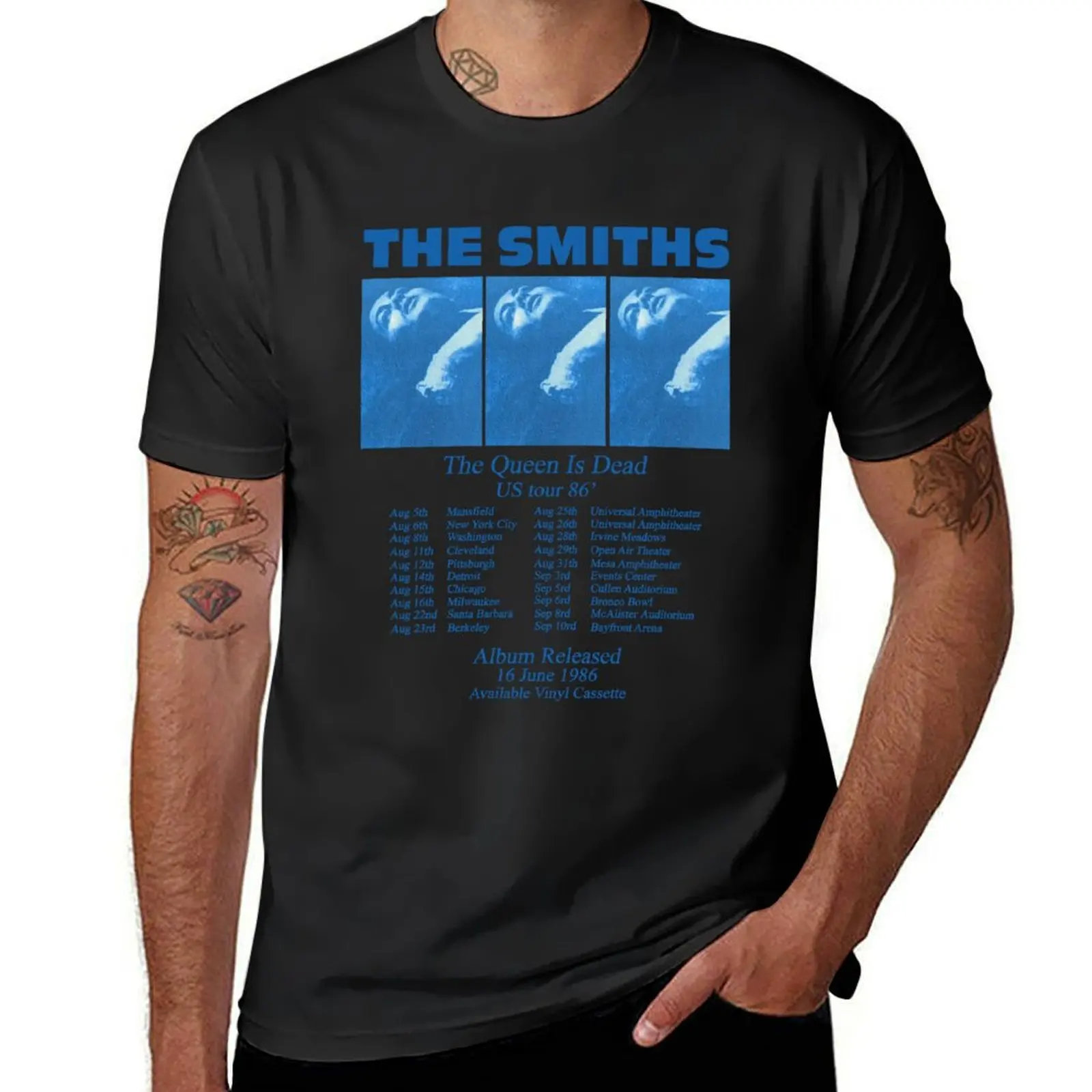 The Smiths The Queen is Dead An Iconic Album T-Shirt oversizeds sports fans Short sleeve tee plain black t shirts men