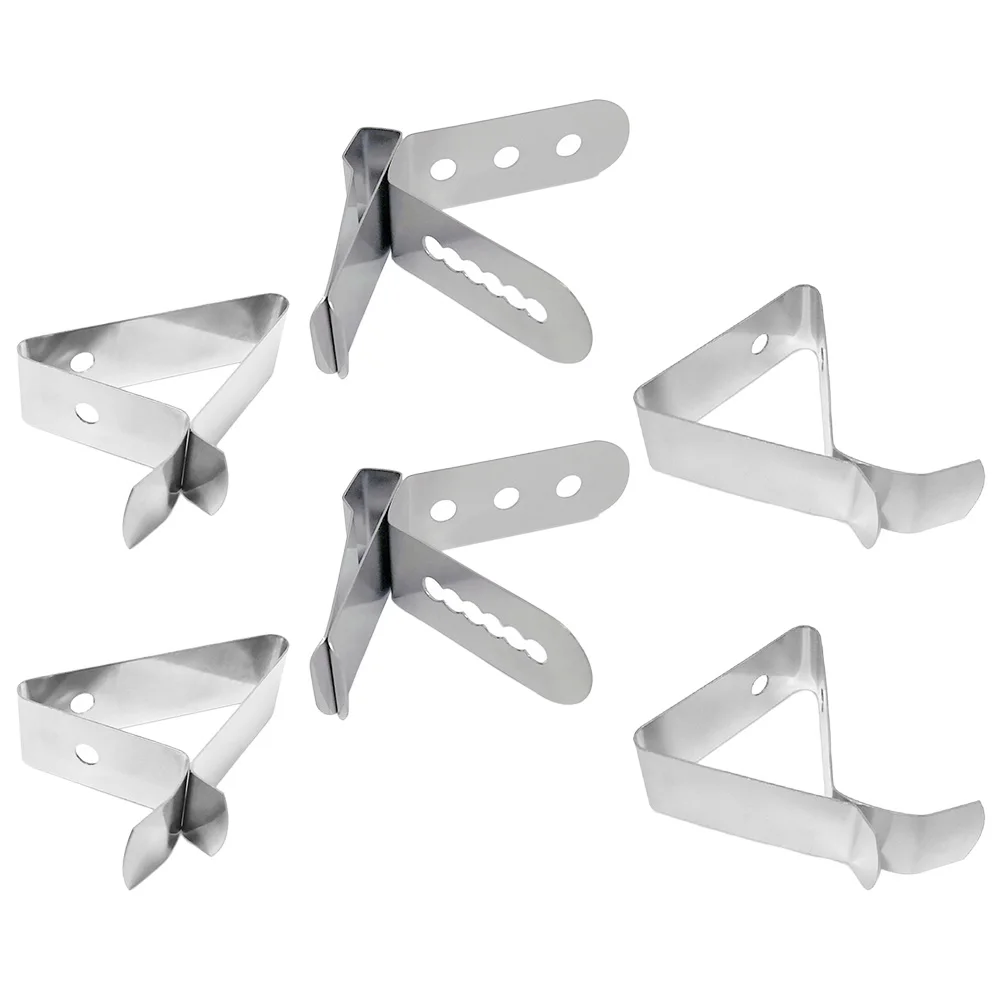 

6 Pcs Thermometer Clips Coffee Temperature Probe Holder Stainless Steel Anti-scalding Lightweight Portable Food Grade 304