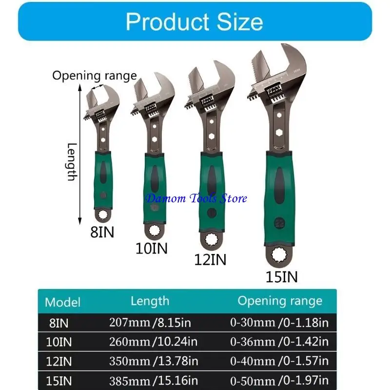 57be có thể điều chỉnh cờ lê có mục đích đôi đa chức năng có thể điều chỉnh cờ lê