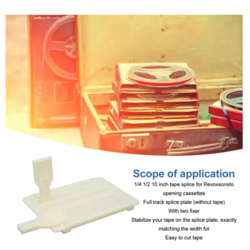 JABS-1/4 10-дюймовый набор для сращивания кассет Revoxsonido, набор для сращивания кассет
