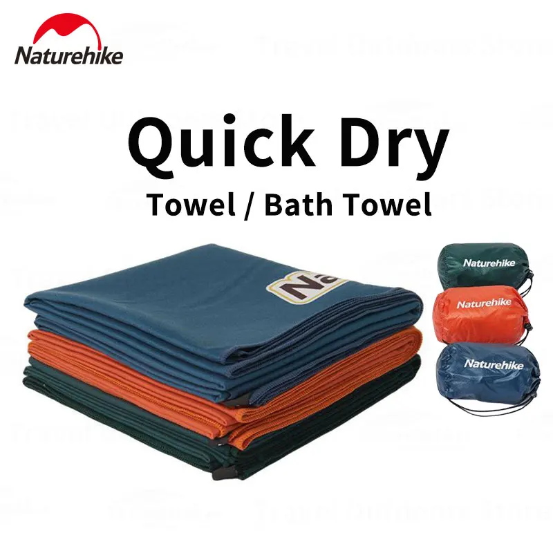 Naturehike Quick Dry Towel Large Bath Towel For Body Outdoor Beach Towel Microfiber Sports Gym Fitness Towel With Storage Bag