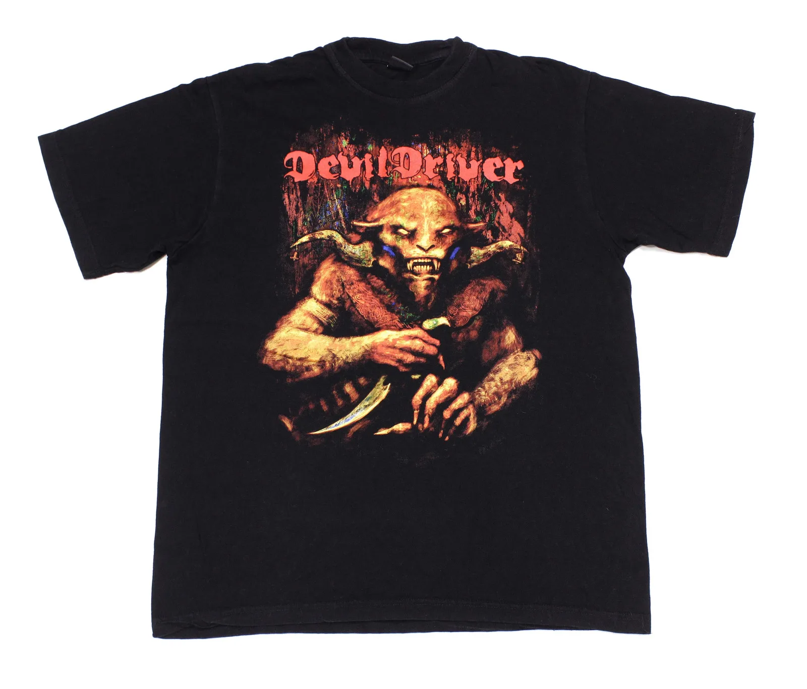 Devildriver Band Short Sleeve Cotton Black All Size S to 5Xl Shirt QQ1146