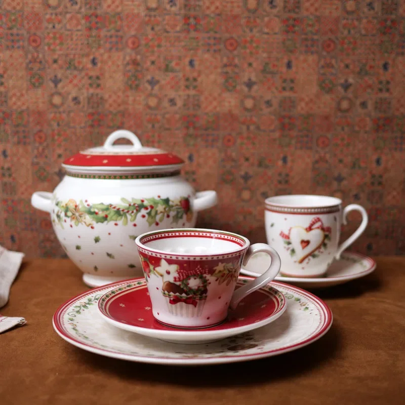 

Жесткая фарфоровая праздничная банка для хранения конфет/шоколада/чашка и навес