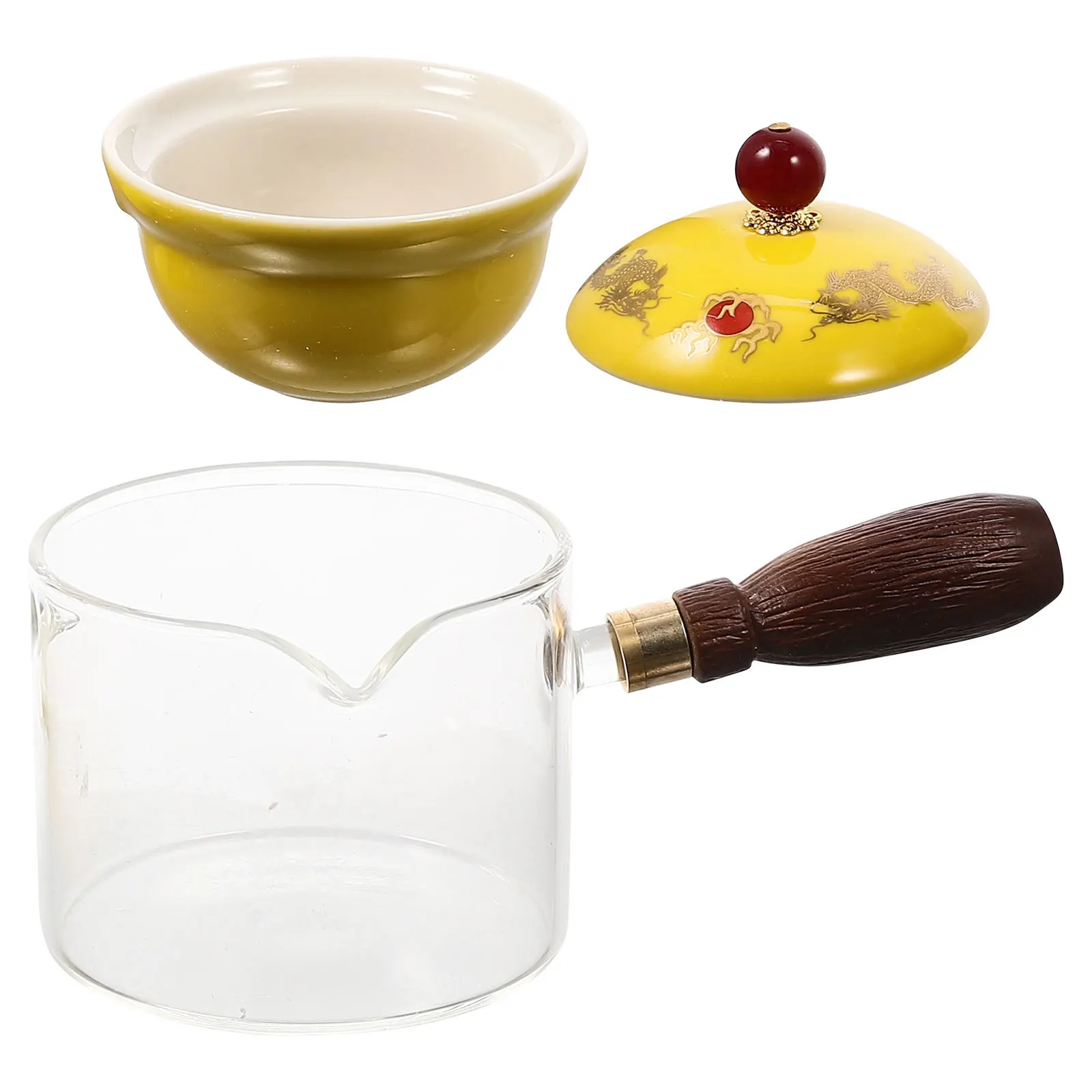 

Керамический чайник с боковой ручкой, винтажный фарфоровый термостойкий китайский горшок для заваривания рассыпного чая, домашний чайник