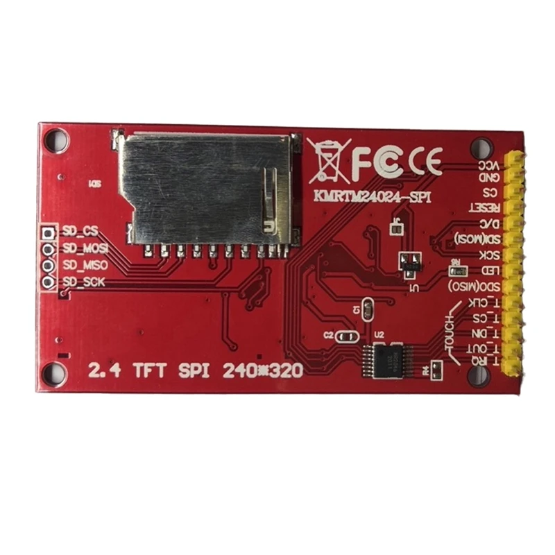 2.4 Inch SPI TFT LCD Screen Colorful Touch Display Module ILI9341 480X320 240X320 Drive Durable Easy Install