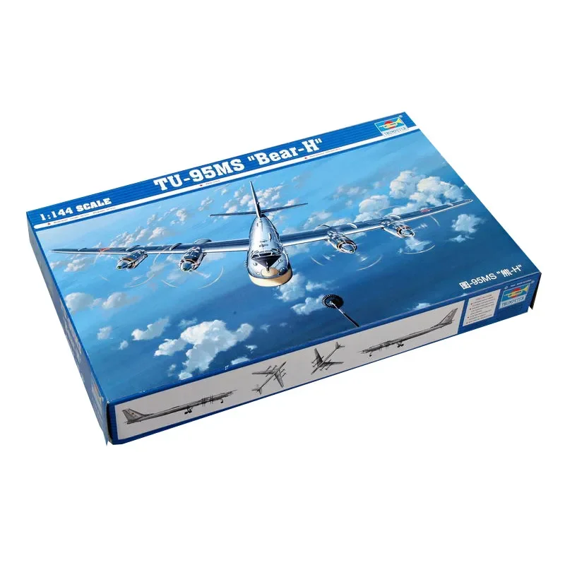 1/144 عازف البوق نموذج التجميع 03904 Tu-95MS "Bear-H" منفذها البلاستيك مقياس أطقم منمذجة
