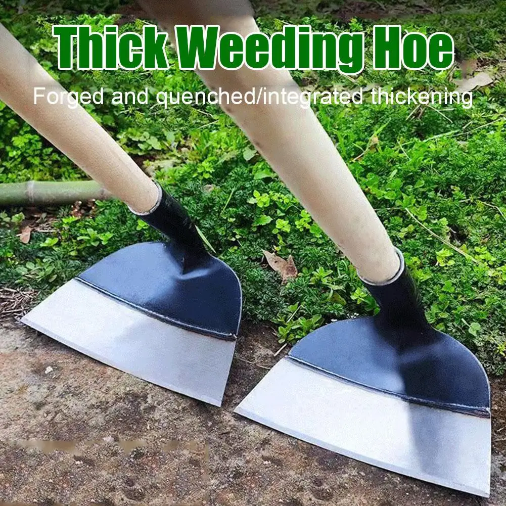 Heavy-Duty เหล็กฟาร์ม Hoe การเกษตร Weeding Hoe ปลูกผักสวนคลายดิน Weeding เครื่องมือสําหรับการเกษตร R5X7
