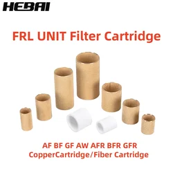 HEBAI   AW AF 2000 3000 4000 5000 Pneumatic Air Filter Element Copper Cartridge Fiber filter element Copper filter element