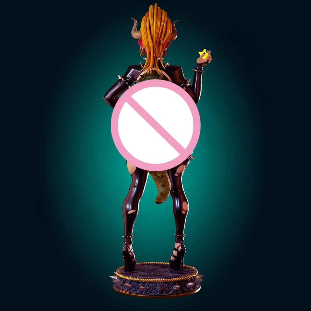 1:24 oficial Rhu Bowsette NSFW Kit de juguete de resina con estampado 3d Sexy Gk estatuilla sin pintar FUTA Diy estatua sin montar figuras modelo Juguetes