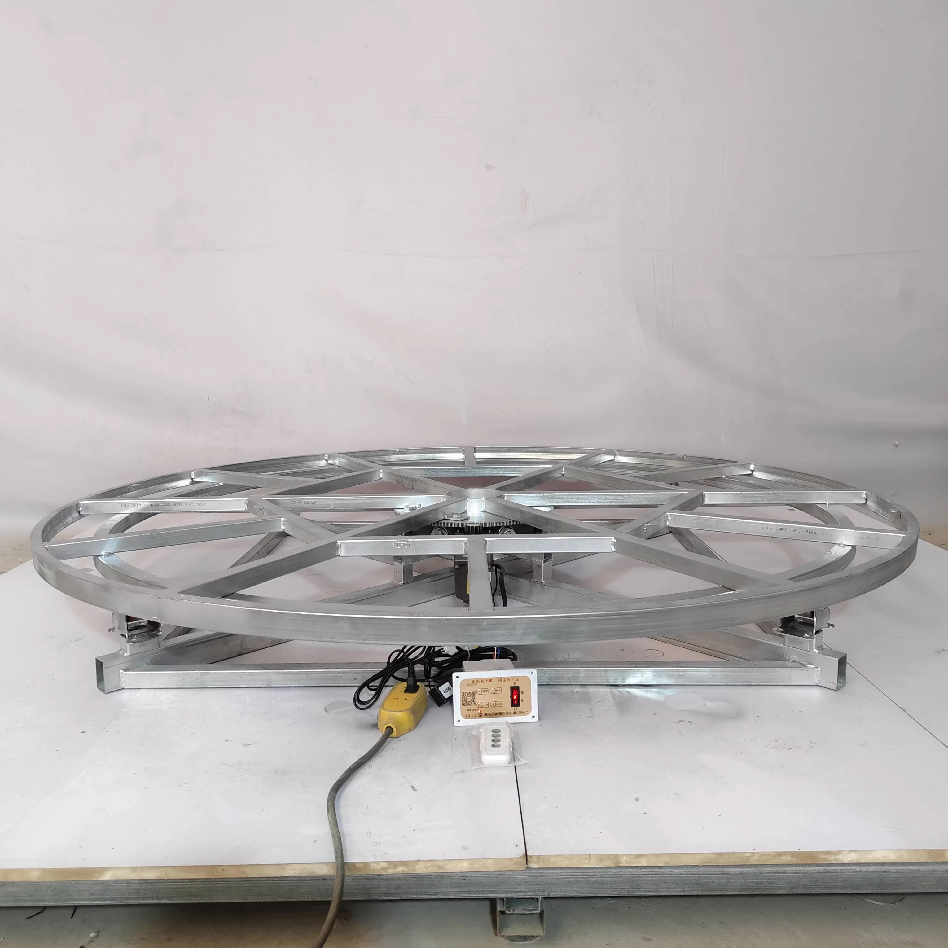 electric remote control turntable live broadcast rotating stage product display shooting live dance electric motorcycle display