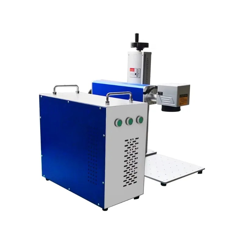 

High Speed 3d Laser Marker /50w Fiber Laser Marking Machine 20w Fiber Laser with Rotary Chuck