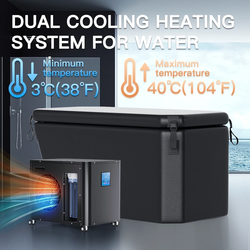 Optimum treatment and fitness recovery Ozone purification Inclined cold tub with ice bath