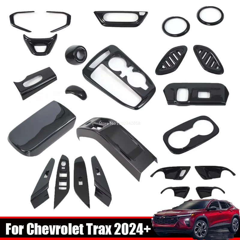 

Интерьерные аксессуары для Chevrolet Trax 2024 +, консоль из АБС-пластика для кондиционирования воздуха, переключения передач, стеклоподъемника, отделочная панель