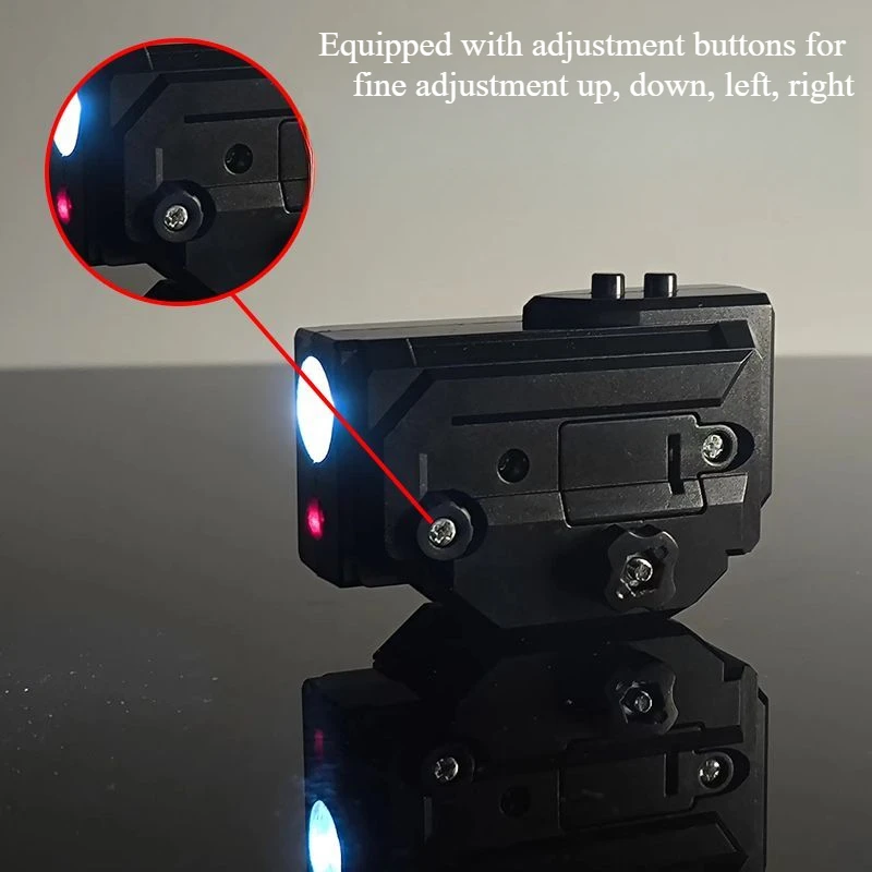 시력 전술 부품 어린이 장난감 총 액세서리 손전등 범위 마운트 20mm 레일