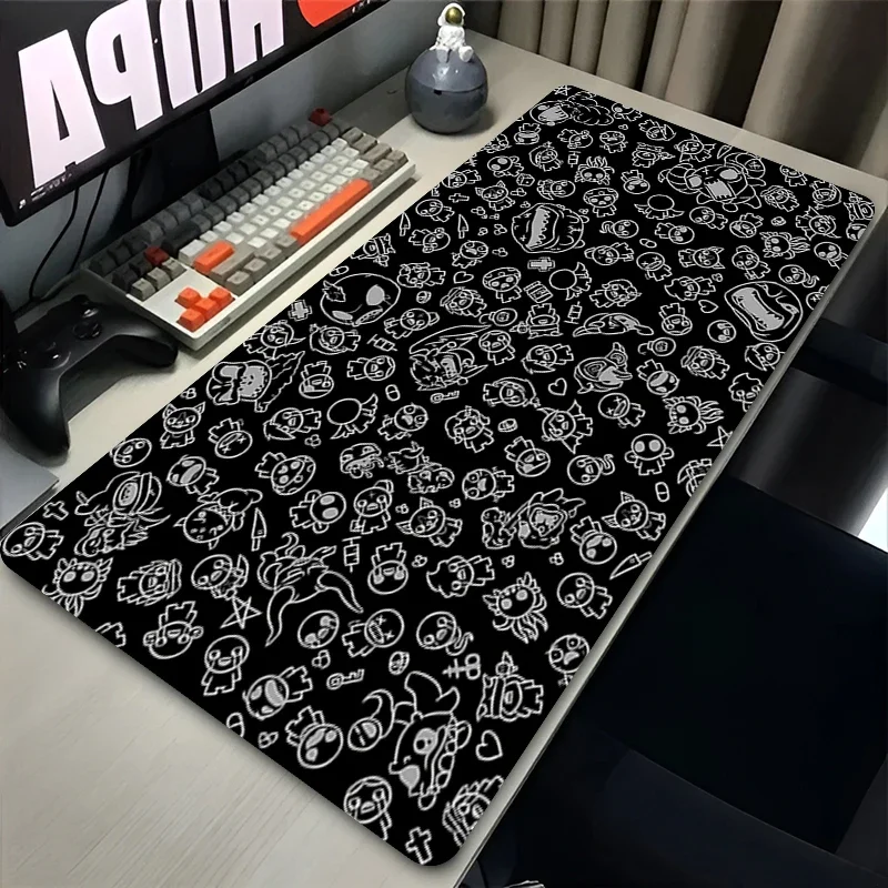 Mousepad Gamer Die Bindung von Isaac Gaming Tastatur Pad Computer Zubehör Deskmat Mauspads Gummi Matte PC Schrank Mausepad