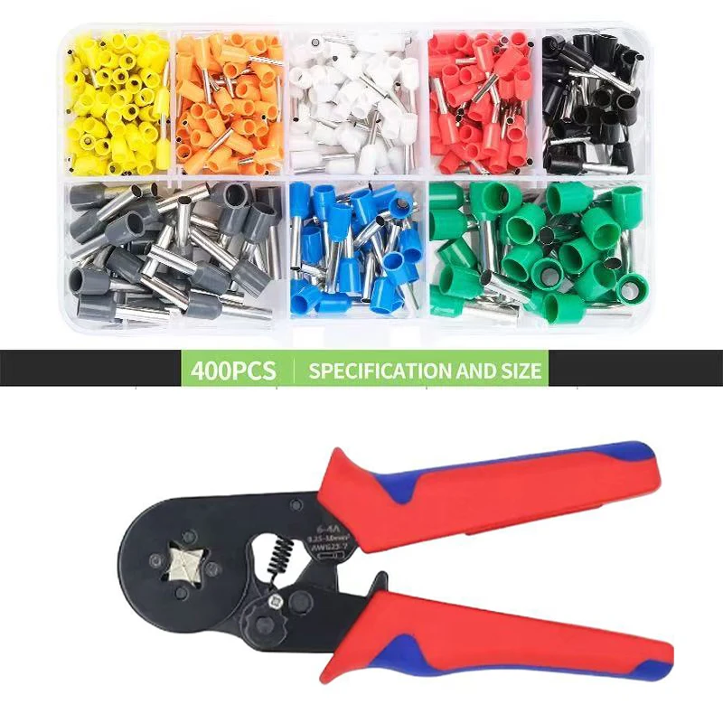 VE 튜브형 전문 압착 펜치 TE 냉간 압착 배선 단자 공기 스위치 소켓 와이어 압착 펜치