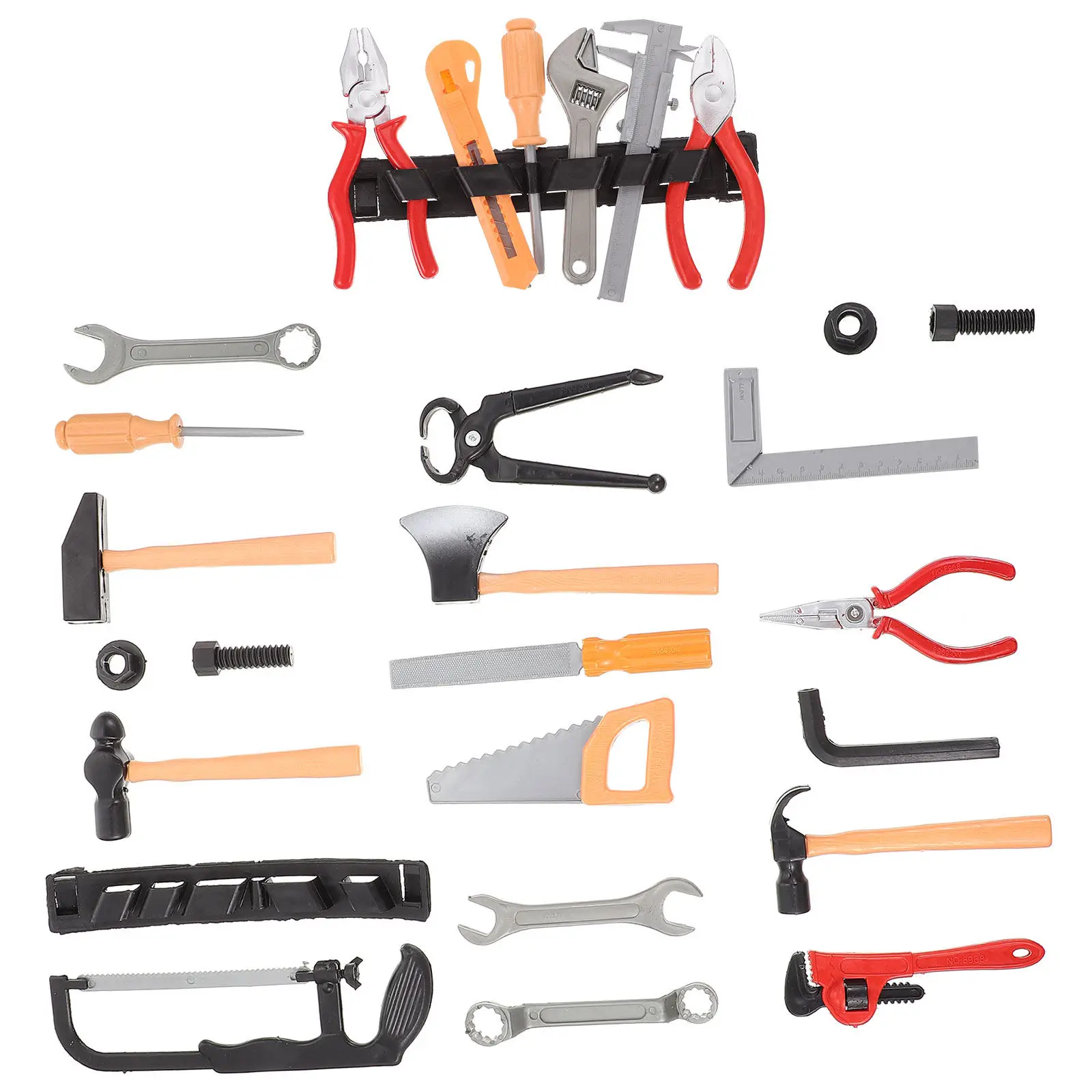 2Set Simulation Repair Tool Kit Children Construction Playset Boost Hand Eye Coordination Creativity Study Repair Tool Toys
