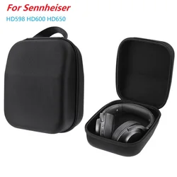 Hard Shell Storage Case Travel Box for Sennheiser HD598 HD600 HD650 Headphones EVA Hard Case Headset Carrying Storage Pouch Bag