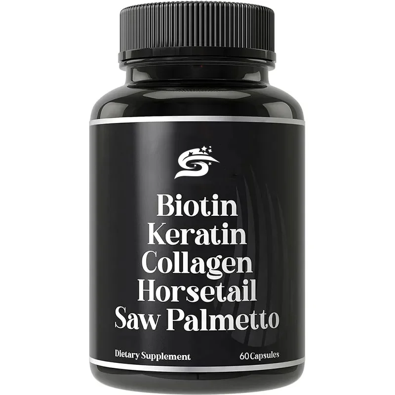 

Biotin+keratin+collagen+ponytail+saw . Advanced 5-in-1 Hair Growth Supplement, Capsule Containing Biotin For Sparse Hair