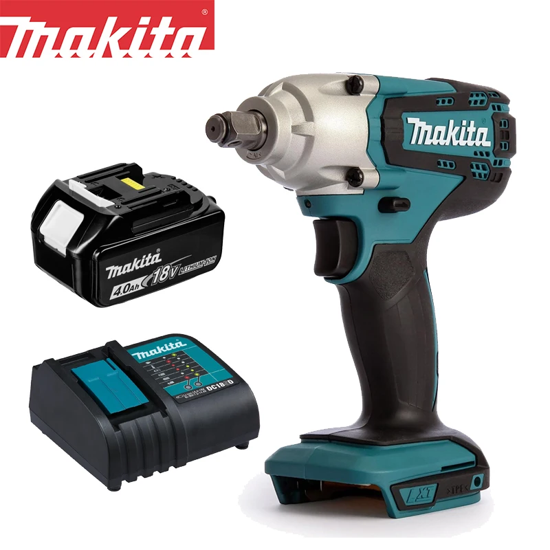 Makita DTW190 18V Cordless Impact Wrench High Torque Lithium Battery Auto Repair Air Gun Electric Wrench Original Power Tools