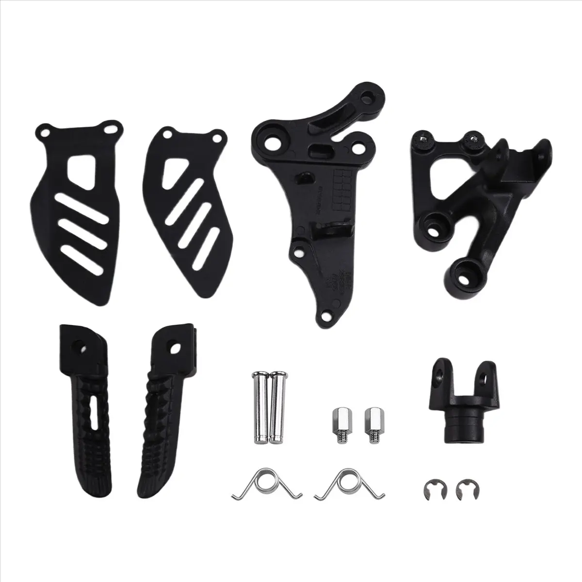 Compatible Motorcycle Front Foot Pegs Footrest Bracket for GSXR 600 GSXR 750 2006-2010