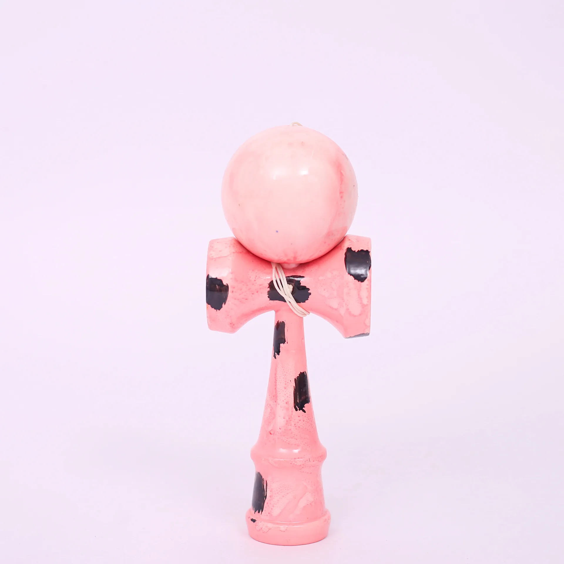 Różowa Graffiti Trick Ball Drewniana Kendama Piłka Fitness Trening Koordynacji Oko-Ręka Dzieci Tradycyjna Gra Zabawa Łapanie Piłki Zabawka