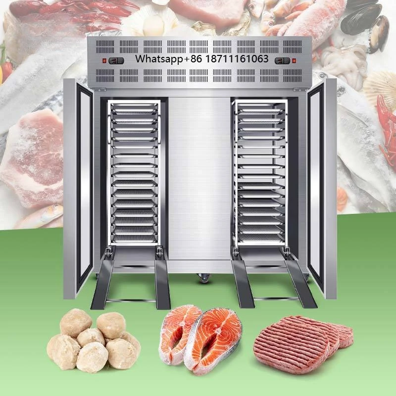 15hp Blast Potato Iqf Industrial Fries Small Block 5 Ton Chicken Ice Shock Freezer Dumpling Mini Machine