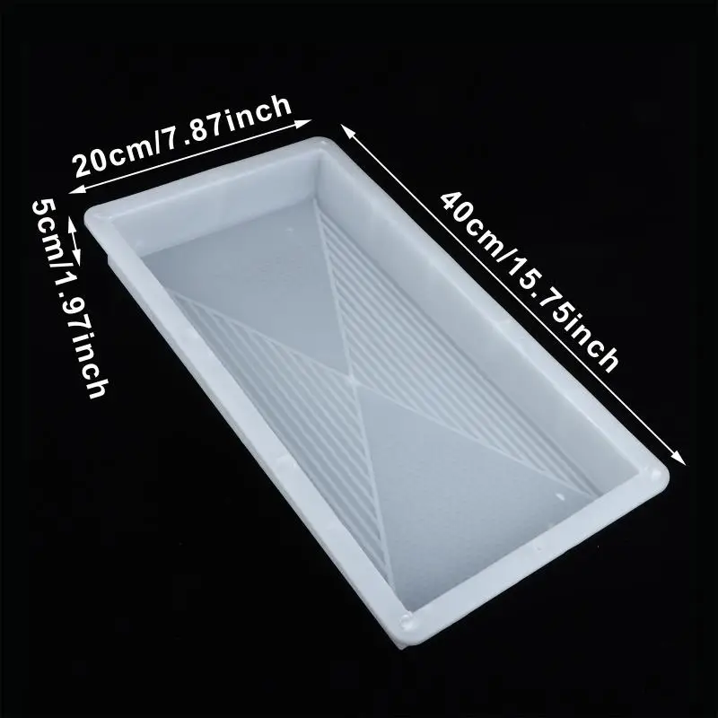 Concrete Tile Mold Non-Slip Antique Style 1Pcs Reusable Paver Mould for Courtyard Garden Patio DIY Floor Making Concrete Paver