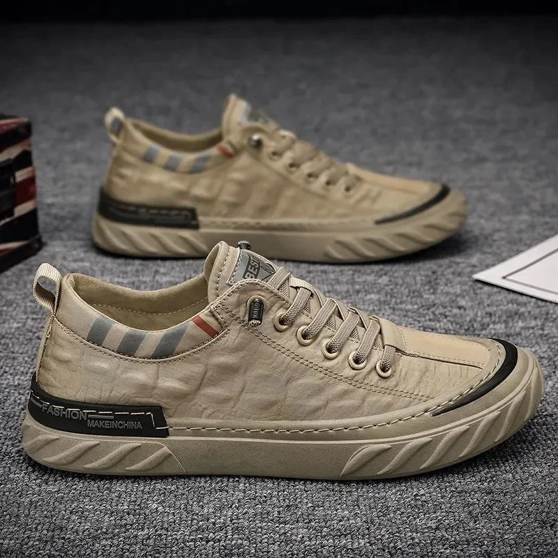 Old Beijing Cloth Shoes Breathable Ice Silk Cloth Casual Sports Flats Loafers Canvas Men Shoes Comfortable All-match Sneakers