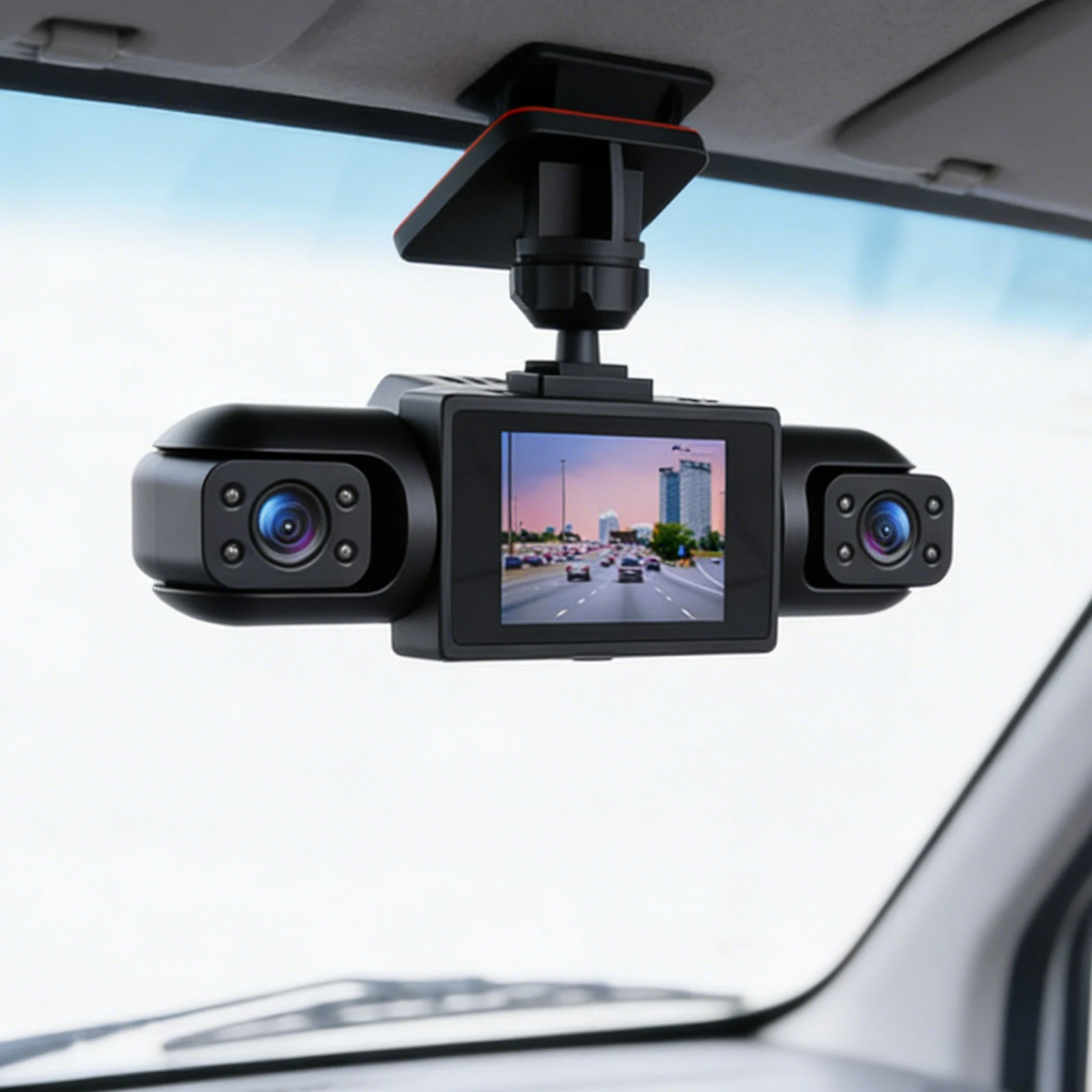 1080p Car Dash Camera with 32GB Card Full HD Recording Car Dash Camera System Night Vision for Taxi Fleet and Family Vehicles