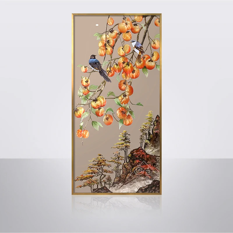 

Hanging paintings, decorations, screens, Ruyi new persimmons, painted persimmons, hand-painted