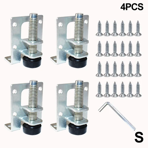 가구 레벨링 발 높이 조절기, 캐비닛 테이블 레벨링 발 가구, 미끄럼 방지 발 패드, 지지대 하드웨어, 4 개 