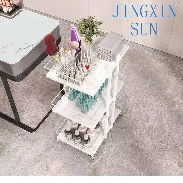 HighQuality Dedicated Small Cart LightMobile Push-pull High-end Cart Nail Salon Bedroom Durable Kitchen Islands onsale