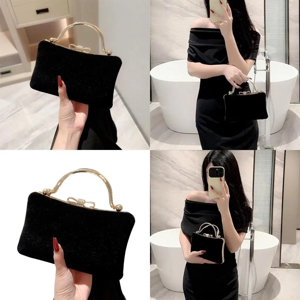 

X90D Unique Shoulder Bag with Removable Chain Strap Crossbody Handbag Evening Clutch